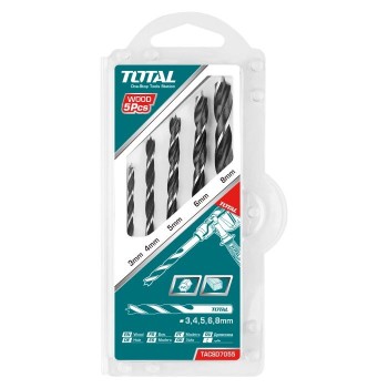 Jeu de 5 forets pour bois  TACSD7055 | HSS