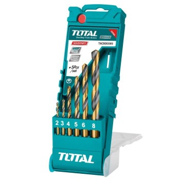Jeu de 6 forets pour métal  TACSD0065 | HSS