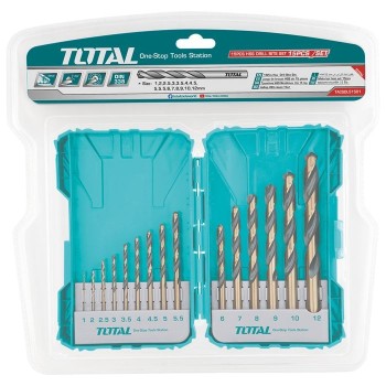 Jeu de 15 forets pour métal  TACSDL51501 | HSS