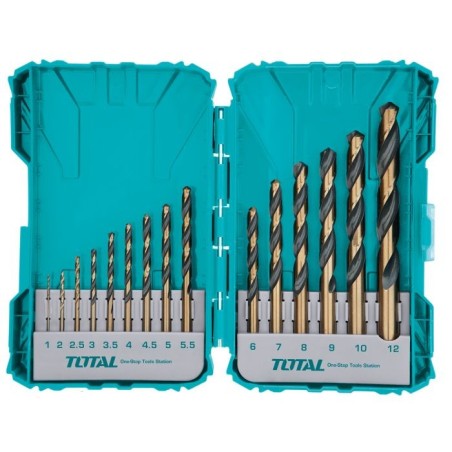 Jeu de 15 forets pour métal  TACSDL51501 | HSS