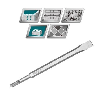 Burin SDS PLUS  TAC15121411 | 250 x 20 mm | Chrome-molybdène (Cr-Mo)