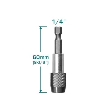 Jeu de 9 embouts 1/4'' avec porte-embouts  TACSD3091