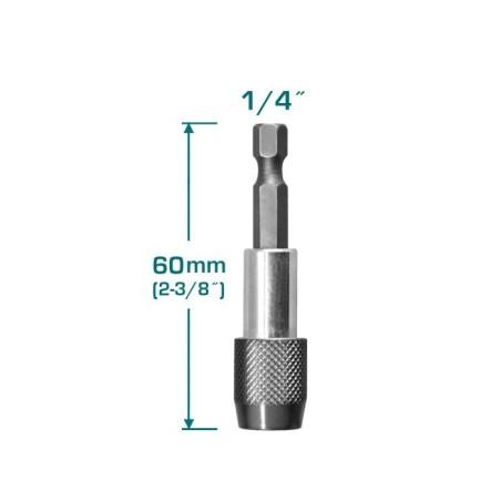 Jeu de 9 embouts 1/4'' avec porte-embouts  TACSD3091