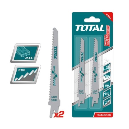Scies sabre  TAC52644D | 150 x 19 x 1,25 mm