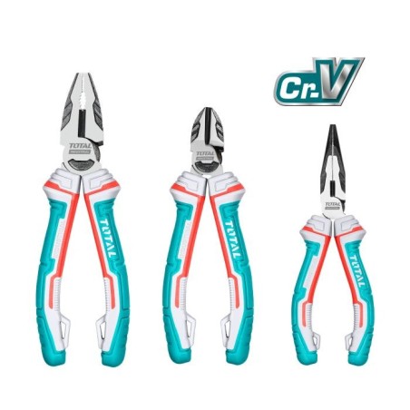 Jeu de 3 pinces renforcée  THT2K0301S | Chromo-vanadium (Cr-V)