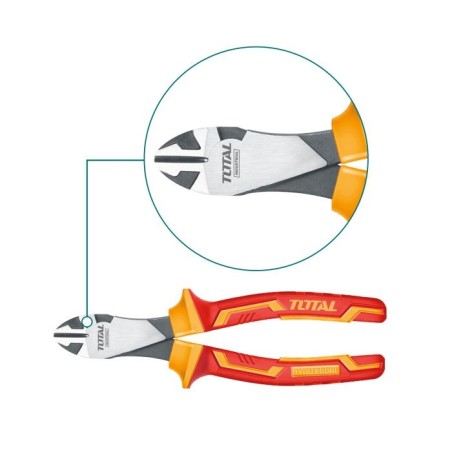 Pince coupante isolée renforcée  THTIP2571 | 180 mm | Chromo-vanadium (Cr-V)