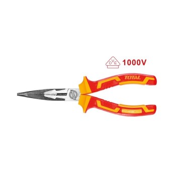 Pince isolée à bec long plat  THTIP23 | 160 mm | Chromo-vanadium (Cr-V)