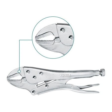 Mâchoire gip bouche incurvée  THT191002 | 250 mm | Acier au carbone