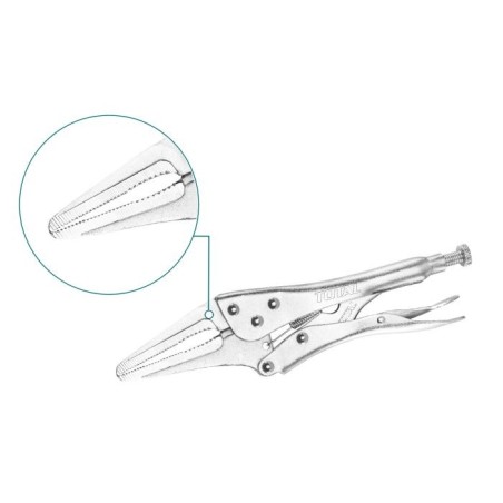 Mâchoire gip bouche plate  THT19902 | 250 mm | Acier au carbone