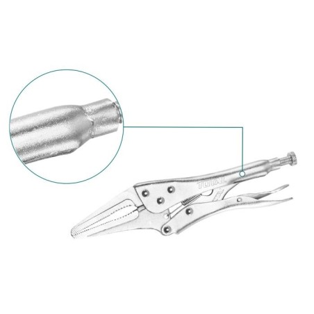Mâchoire gip bouche plate  THT19902 | 250 mm | Acier au carbone