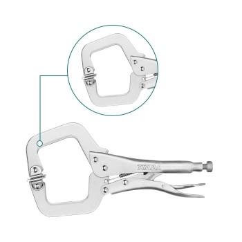 Mâchoire gip bouche type C  THT111113 | 280 mm | Acier au carbone