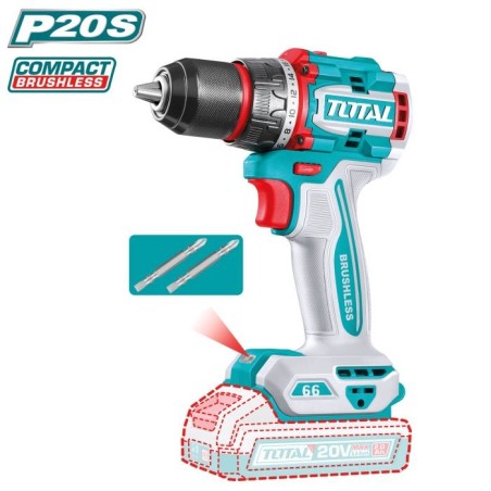 Perceuse visseuse brushless à batterie  TDLI206681 | 20 V