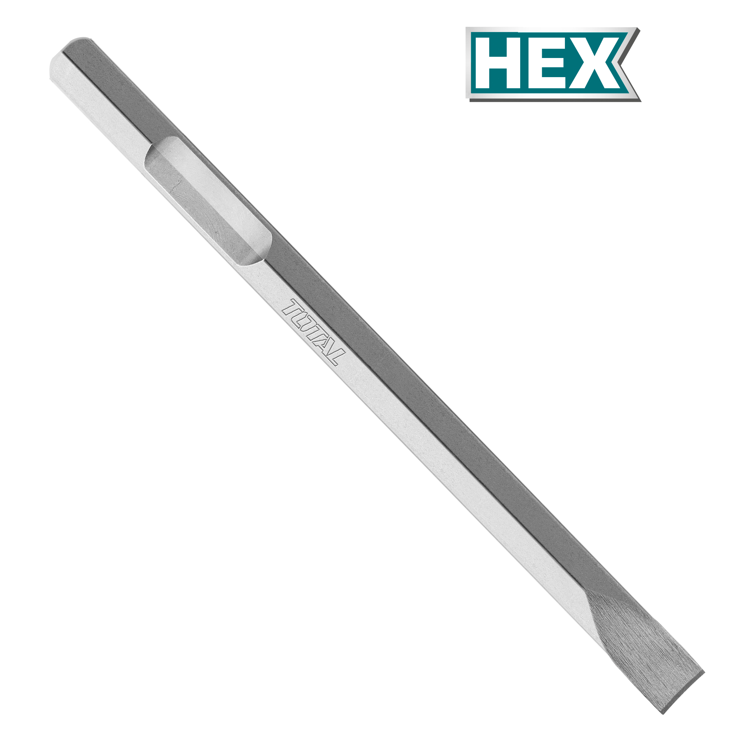 Burin HEX  TAC1532282 | 530 x 35 mm | Chrome-molybdène (Cr-Mo)