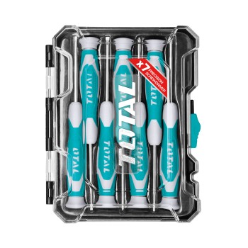 Jeu de 7 tournevis de précision  THT250726 | 7 Pièces | Chromo-vanadium (Cr-V)