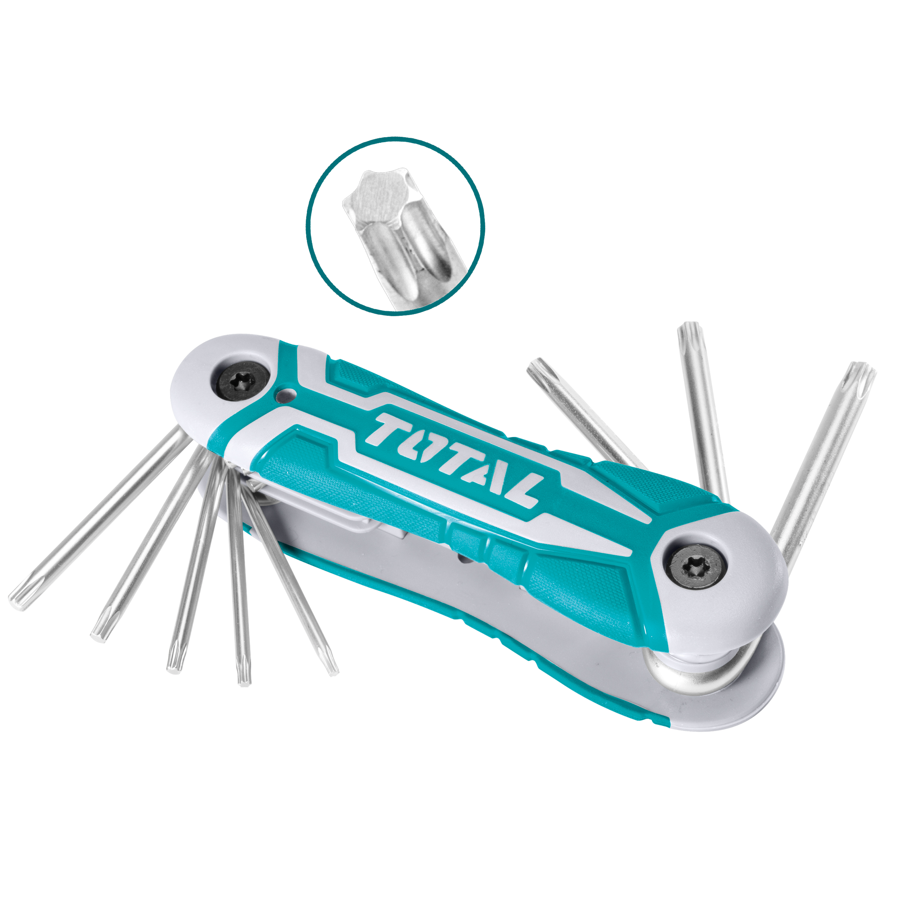 Jeu 8 clés Torx couteau  THT1061846 | Chromo-vanadium (Cr-V)