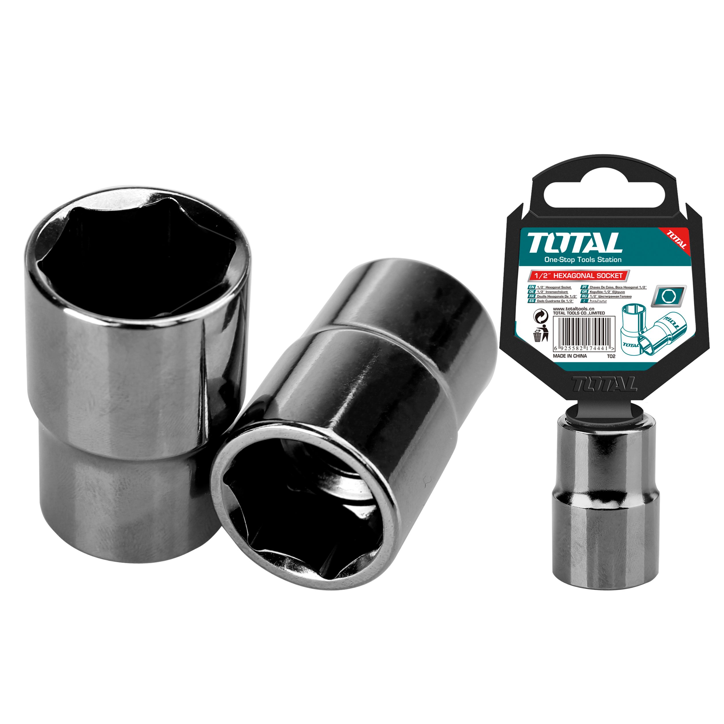 Douille hexagonale 1/2''  THTST12 | Insertion 1/2 de 26 mm | CR-V (50BV30)