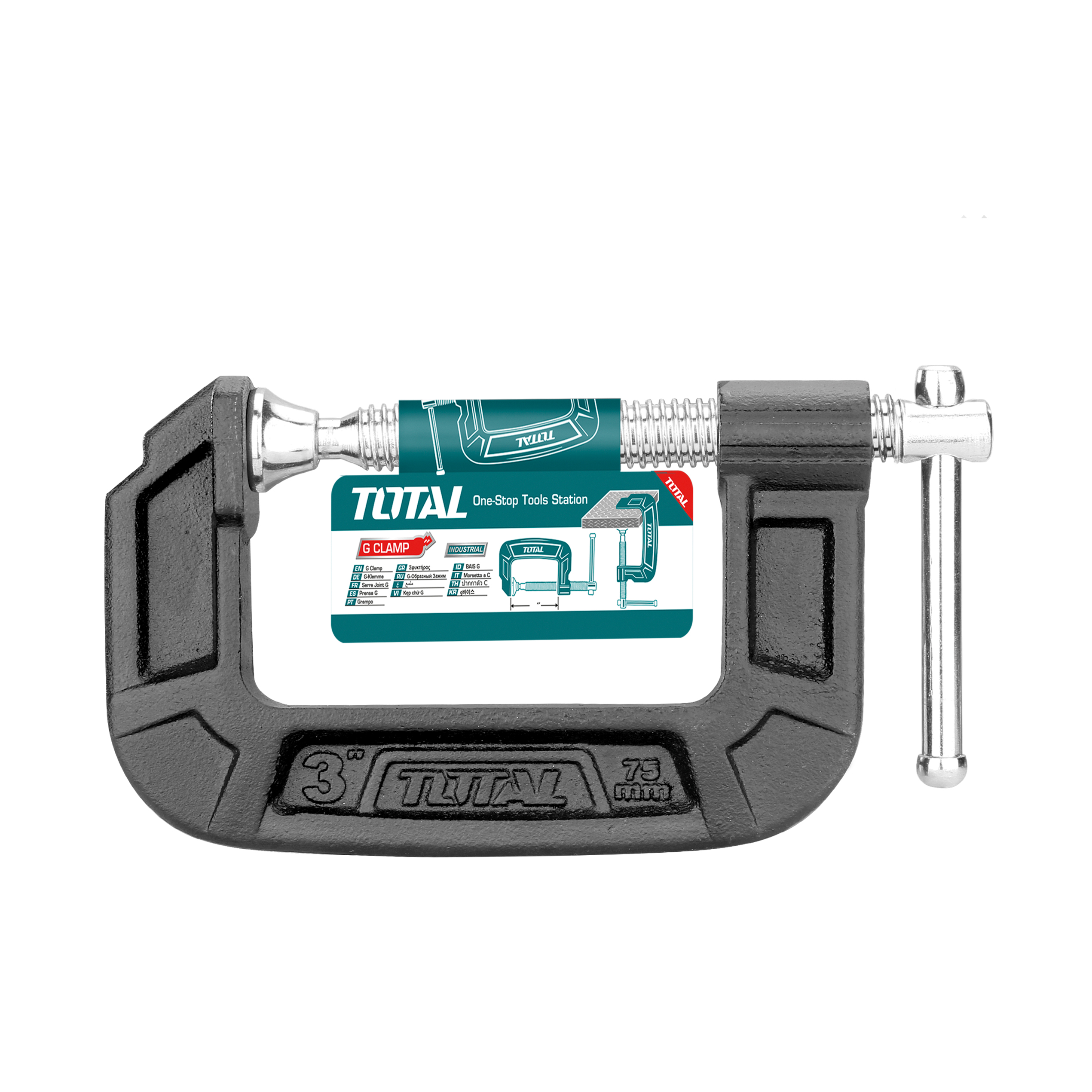 Serre-joint  THT131 | 75 mm | Acier malléable