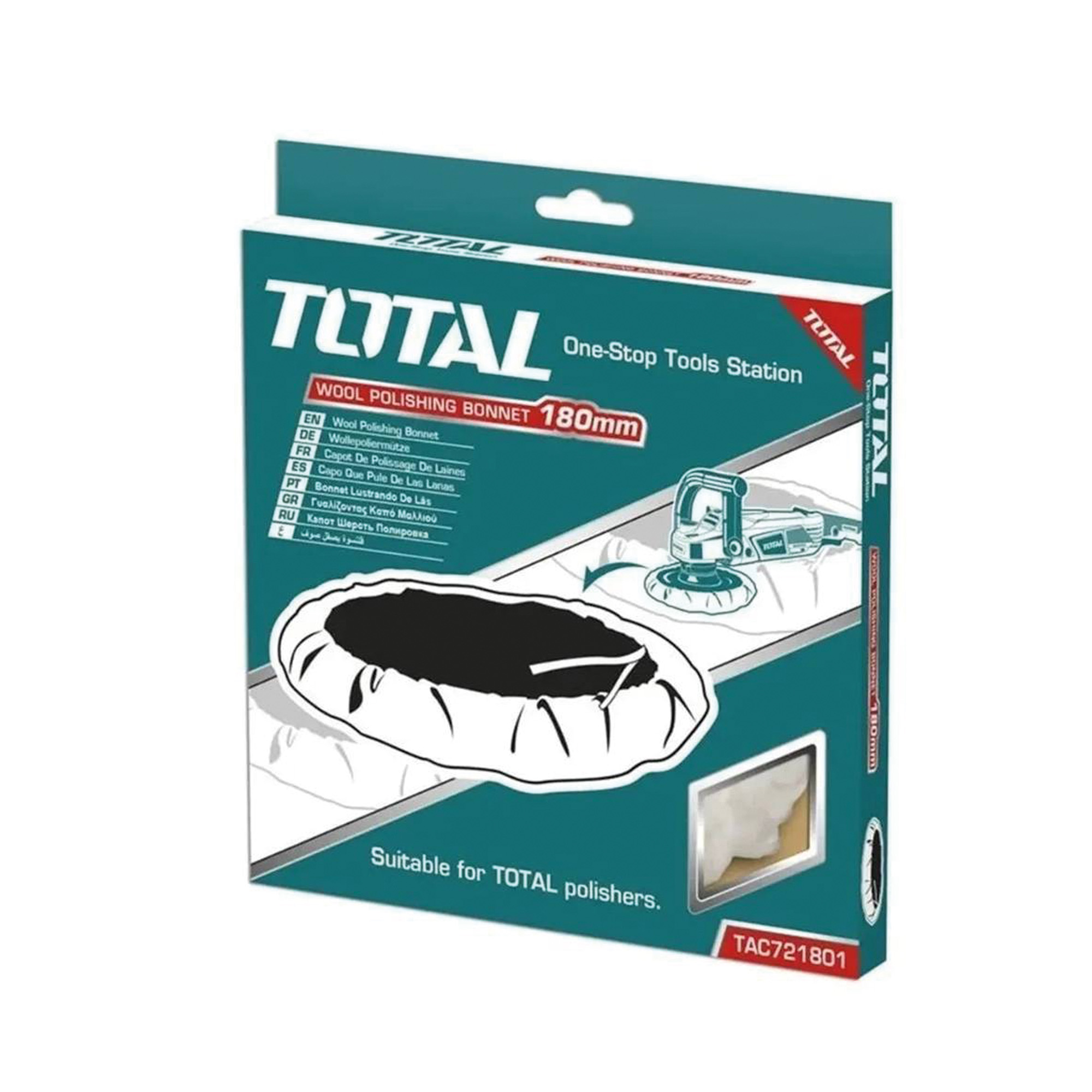 Disque de polissage en laine  TAC721801 | Ø180 mm