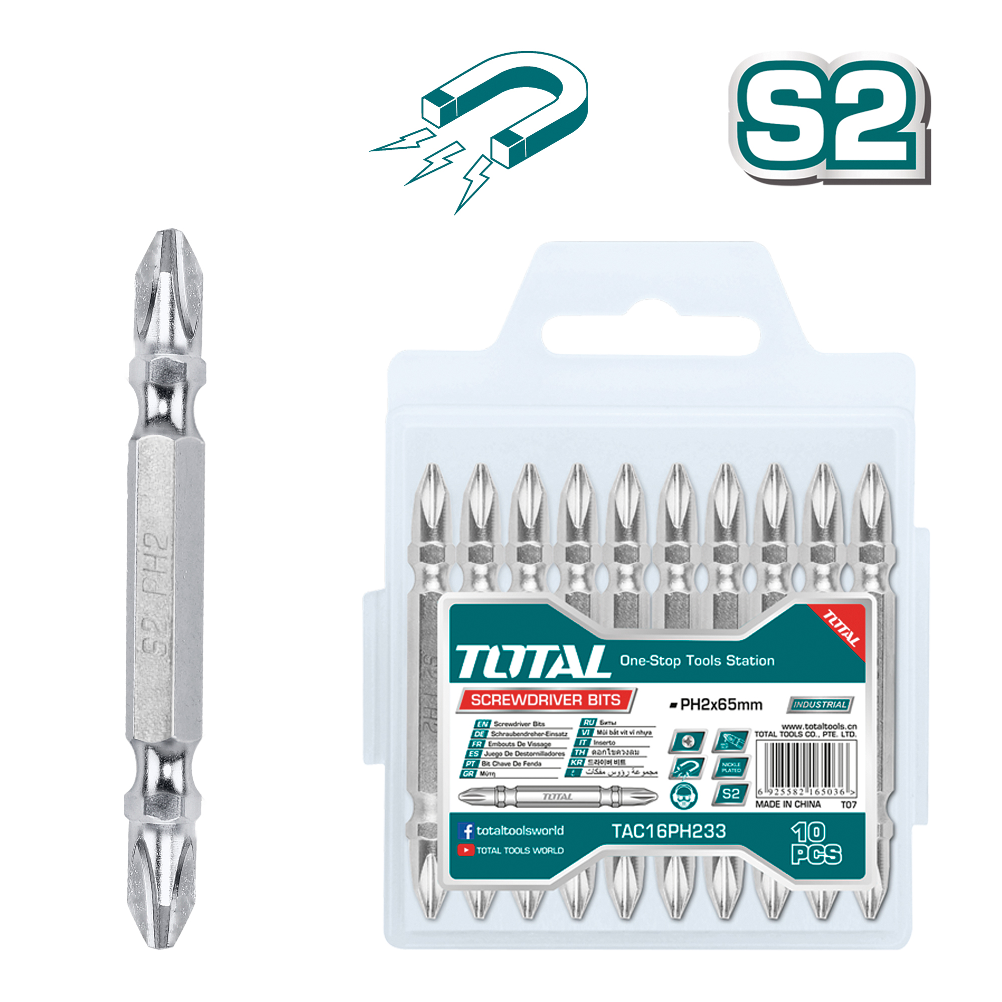 Embouts - PH2 / PH2  TAC16PH233 | 65 mm
