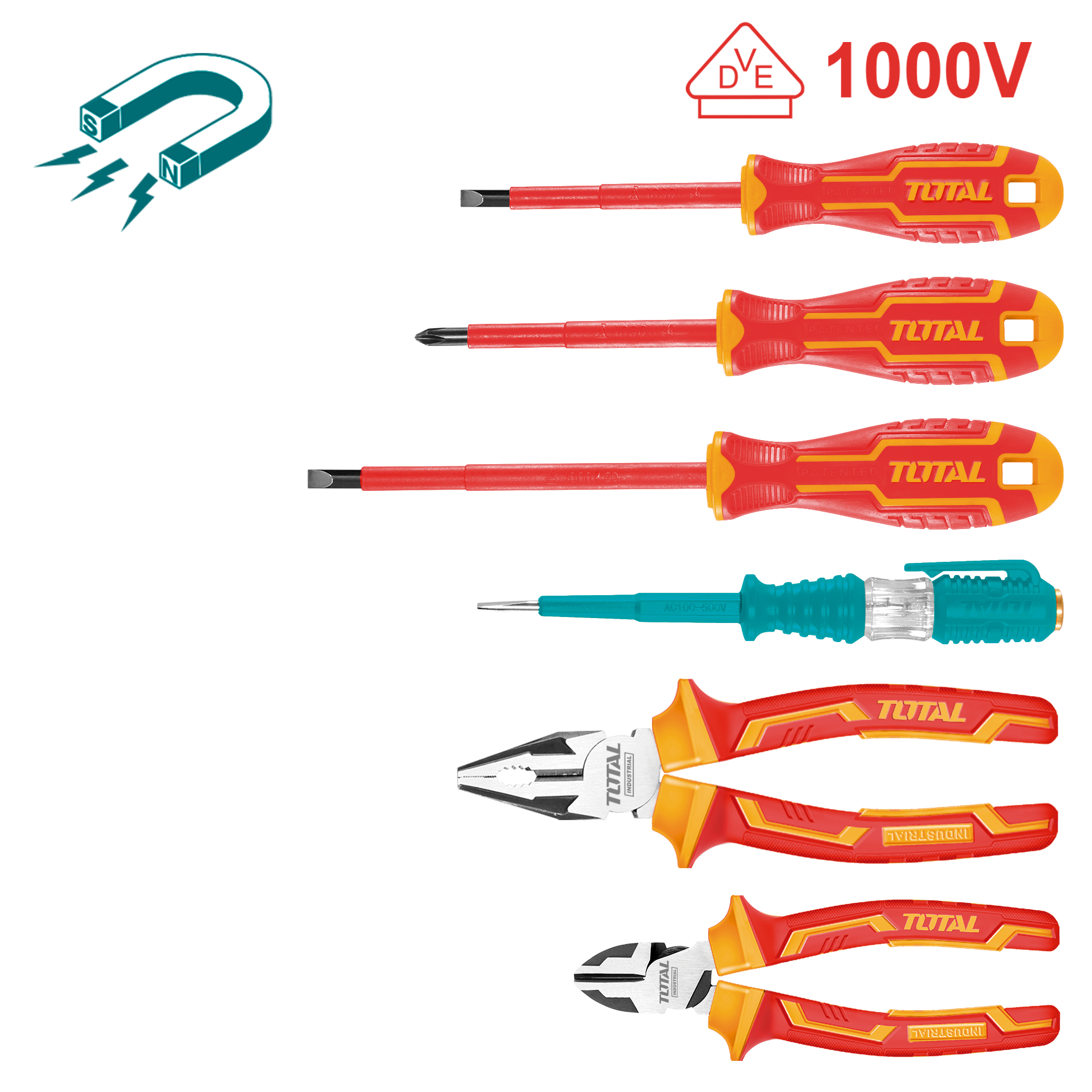 Ensemble d'outils d'électricien  THKIST3062