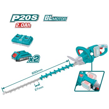 Coupe-haie brushless à batterie  THTLI400282 | 40 V