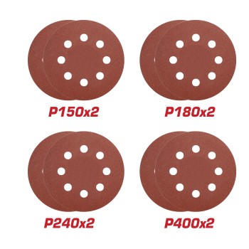 Jeu disque abrasifs velcro  TDWS7501-73 | Ø180 mm