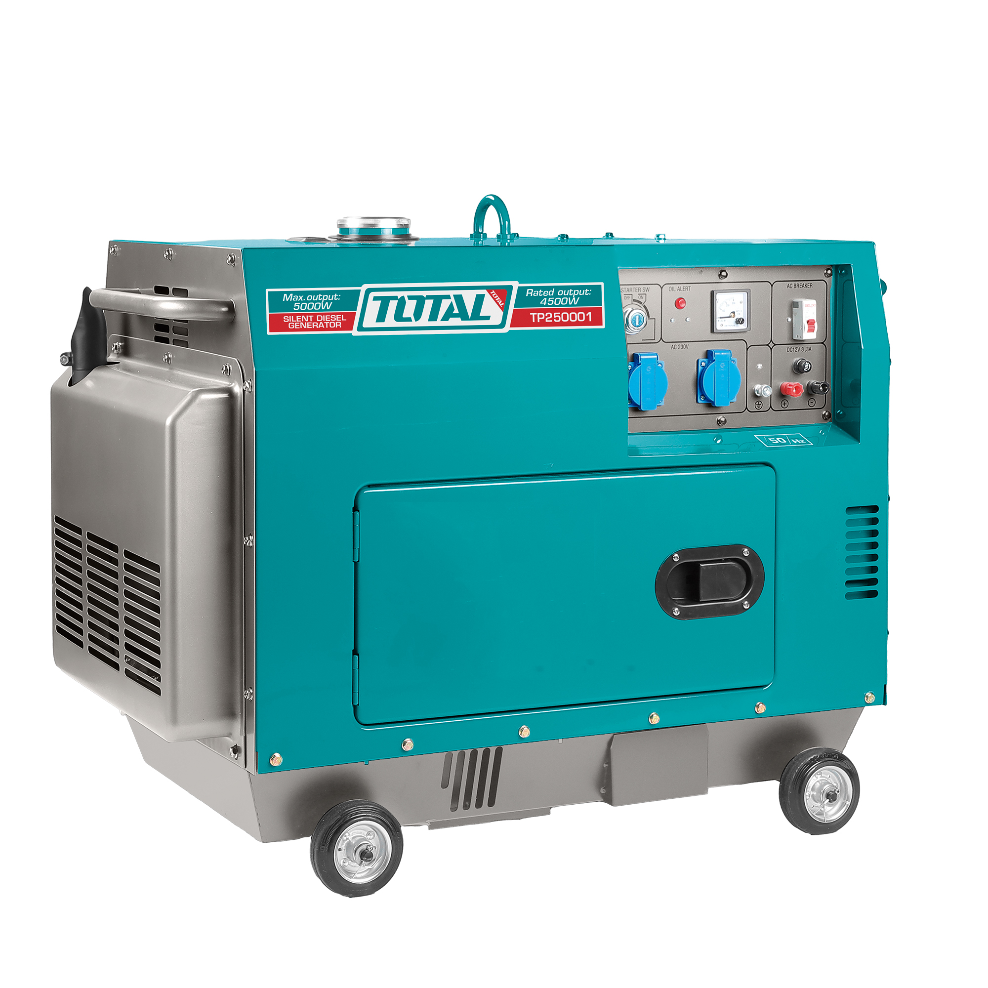 GENERATEUR diesel insonorisé 5.0 kW - Monophasé  TP250001 | 5.0 kW