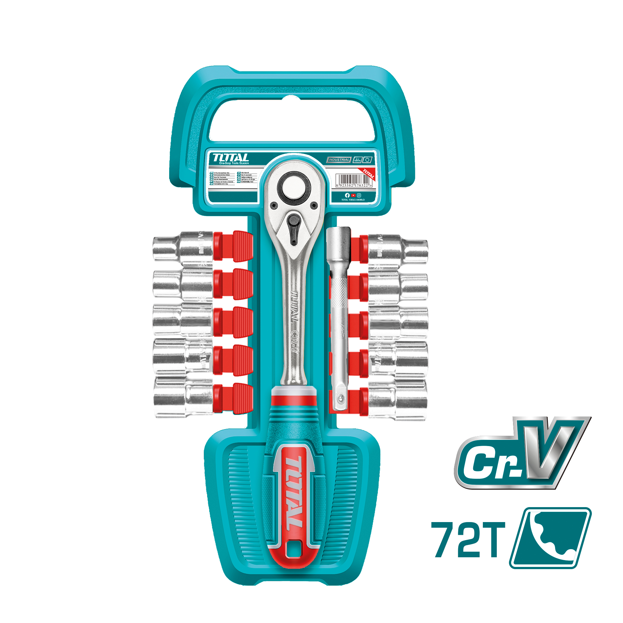 Jeu de 10 douilles 3/8''  THT381121 | 3/8''