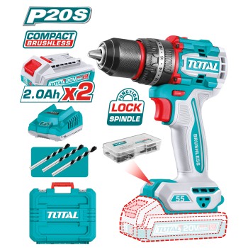 Perceuse à percussion brushless à batterie  TIDLI20558 | 20 V