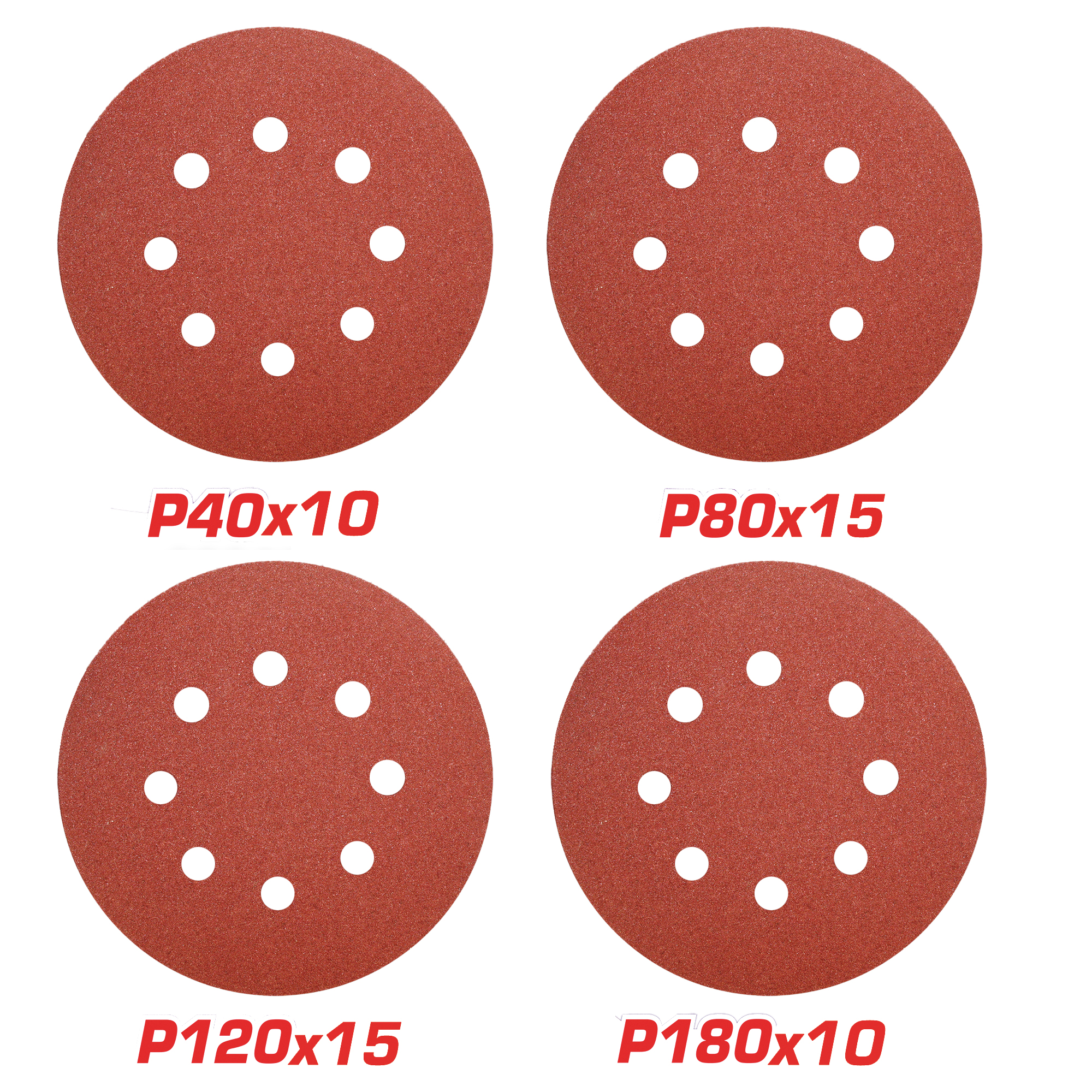 Jeu feuilles abrasives rondes  TAC7312511 | Ø125 mm
