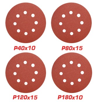Jeu feuilles abrasives rondes  TAC7312511 | Ø125 mm