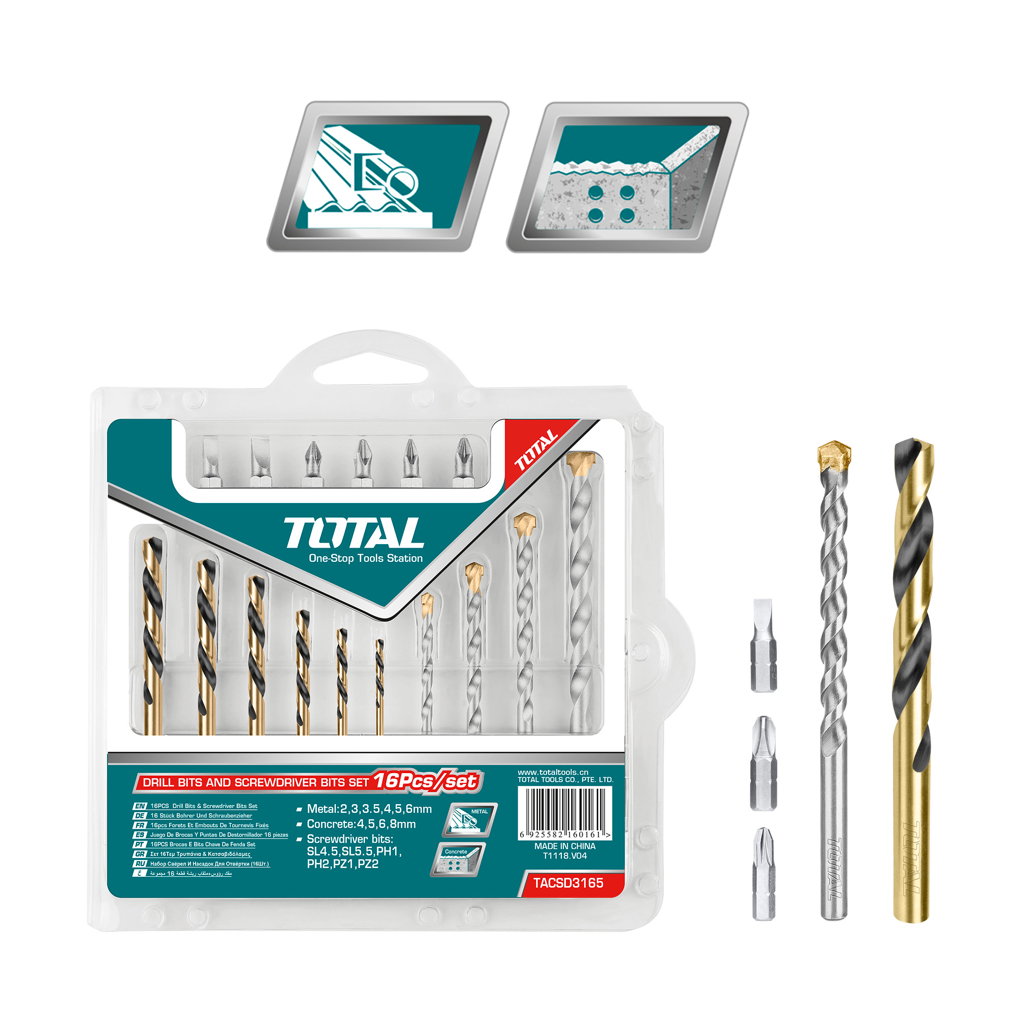 Jeu de forets assorties  TACSD3165 | HSS