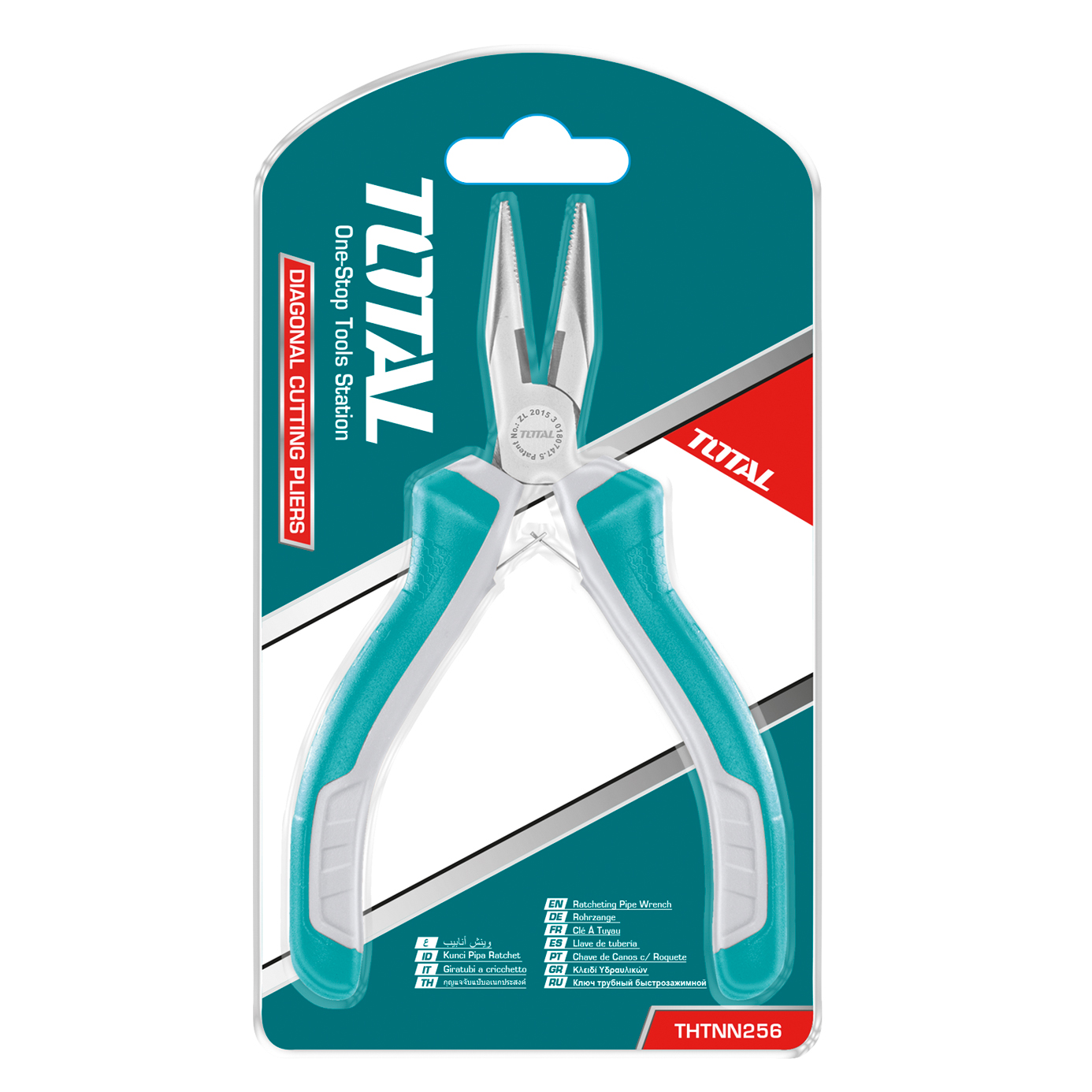 Pince mini plate  THTMN256 | 115 mm | Chromo-vanadium (Cr-V)