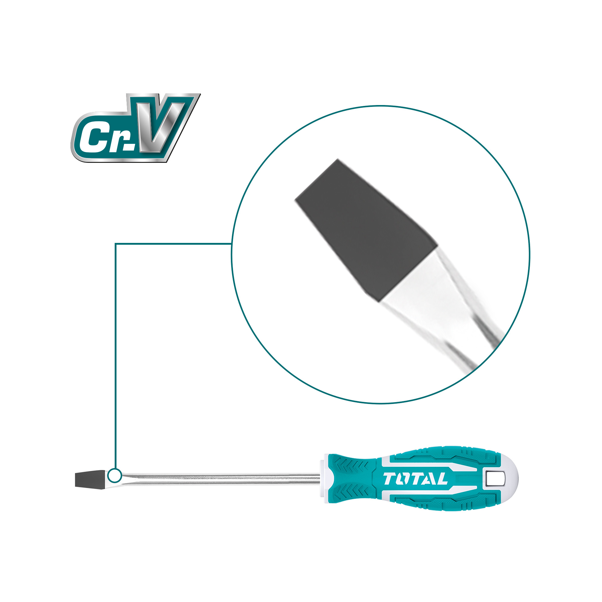 Jeu de 10 tournevis  THT250610 | Chromo-vanadium (Cr-V)