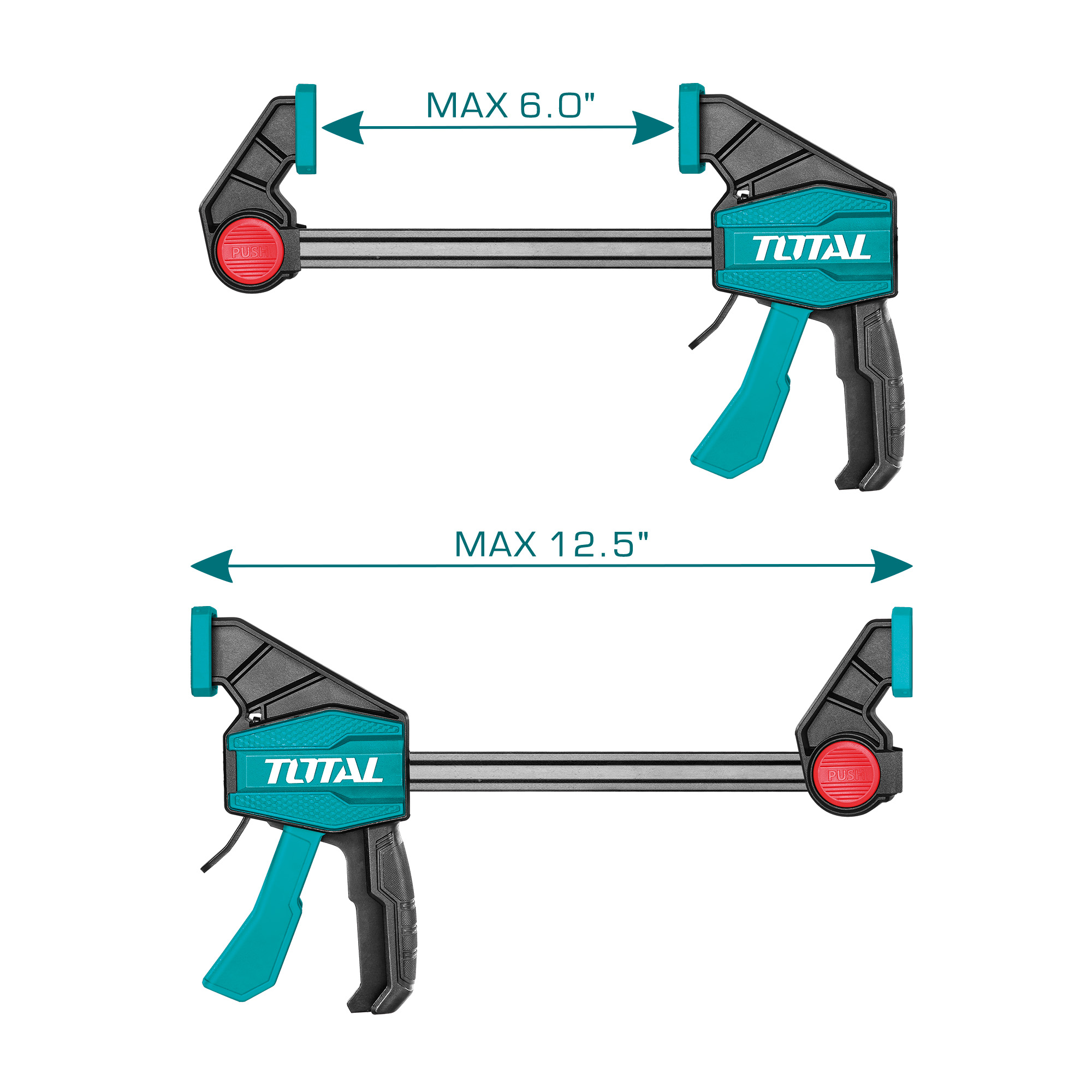 Serre-joint automatique  THT134060 | 450 x 63 mm | Plastique