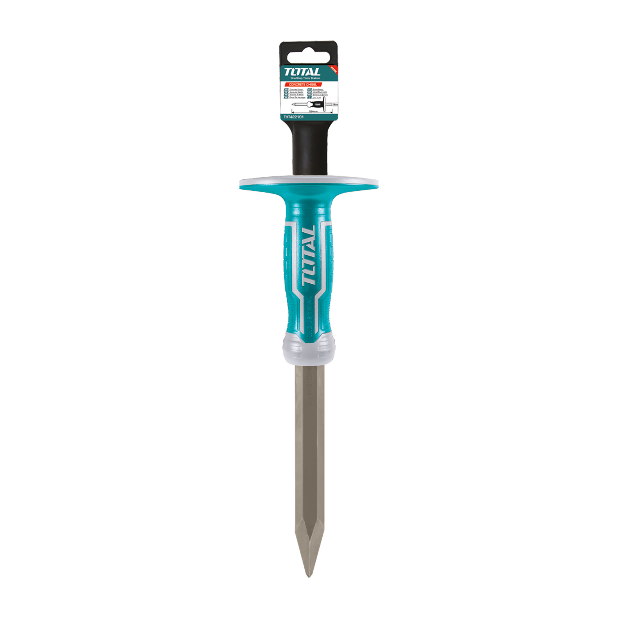 Burin pointu avec protecteur  THT442121 | 305 x 19 mm base