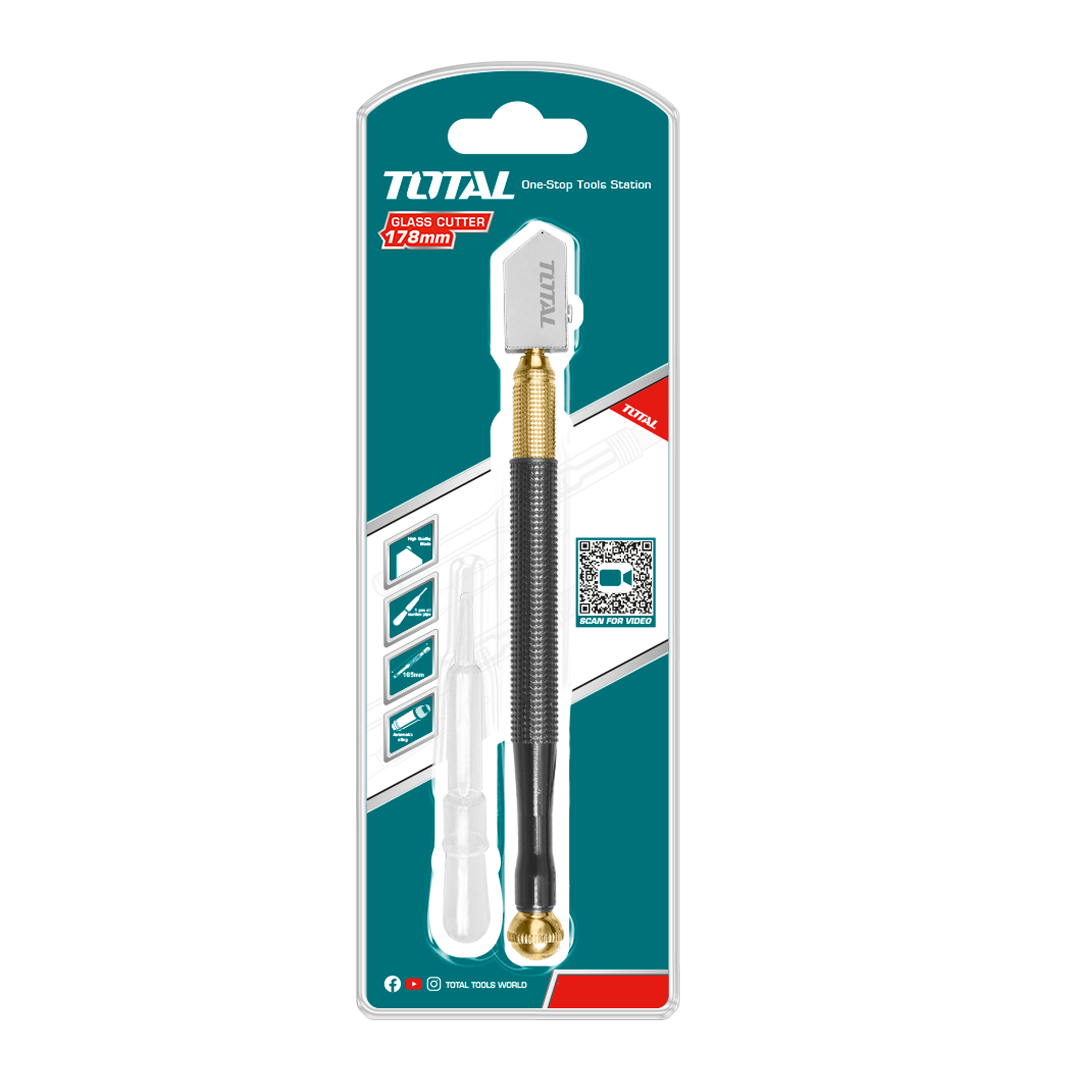Coupe-verre PRO  THT561781 | 178 mm | Acier