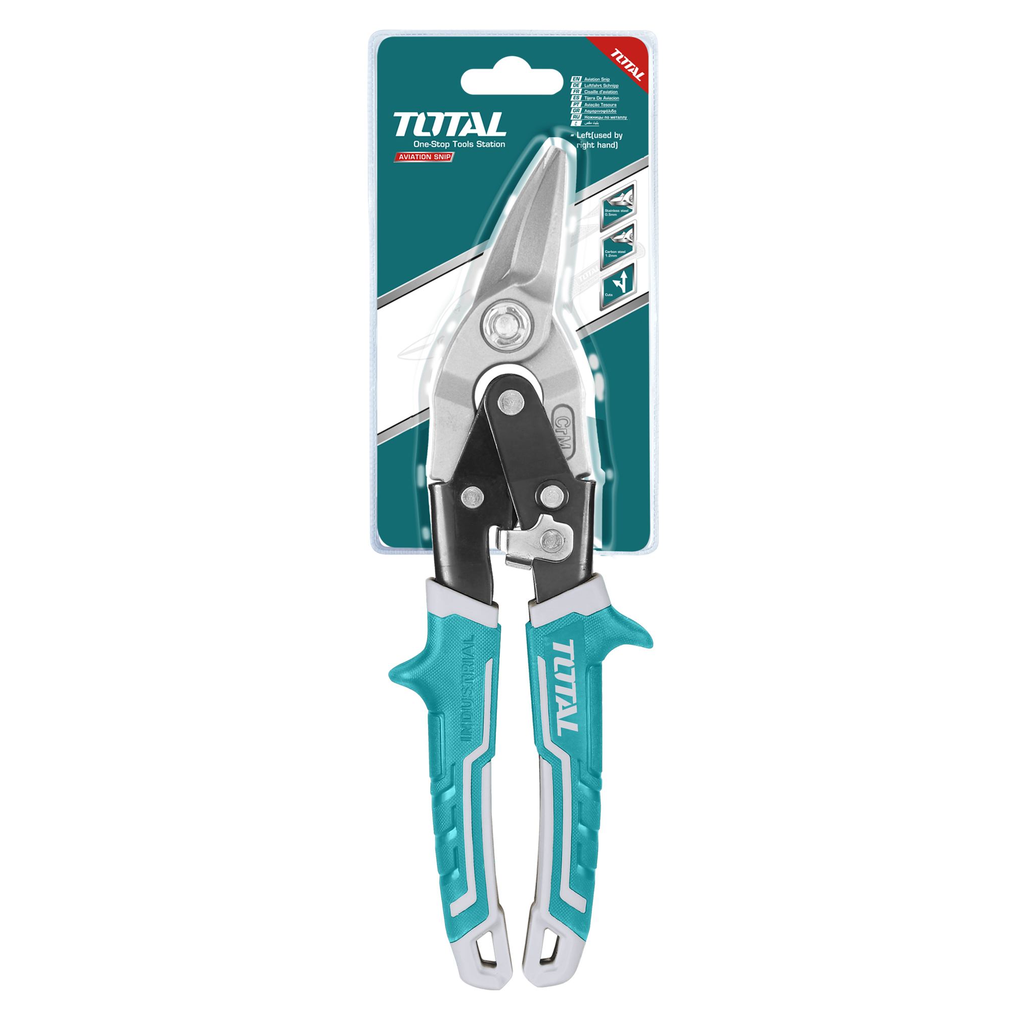 Coupe-tôles  THTJ531106 | 250 mm | Chrome-molybdène (Cr-Mo) - Gauche