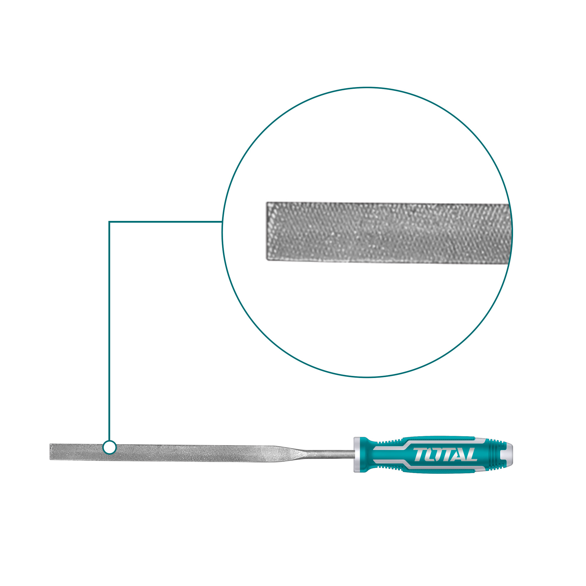 Jeu 6 limes  THT91462 | 140 mm