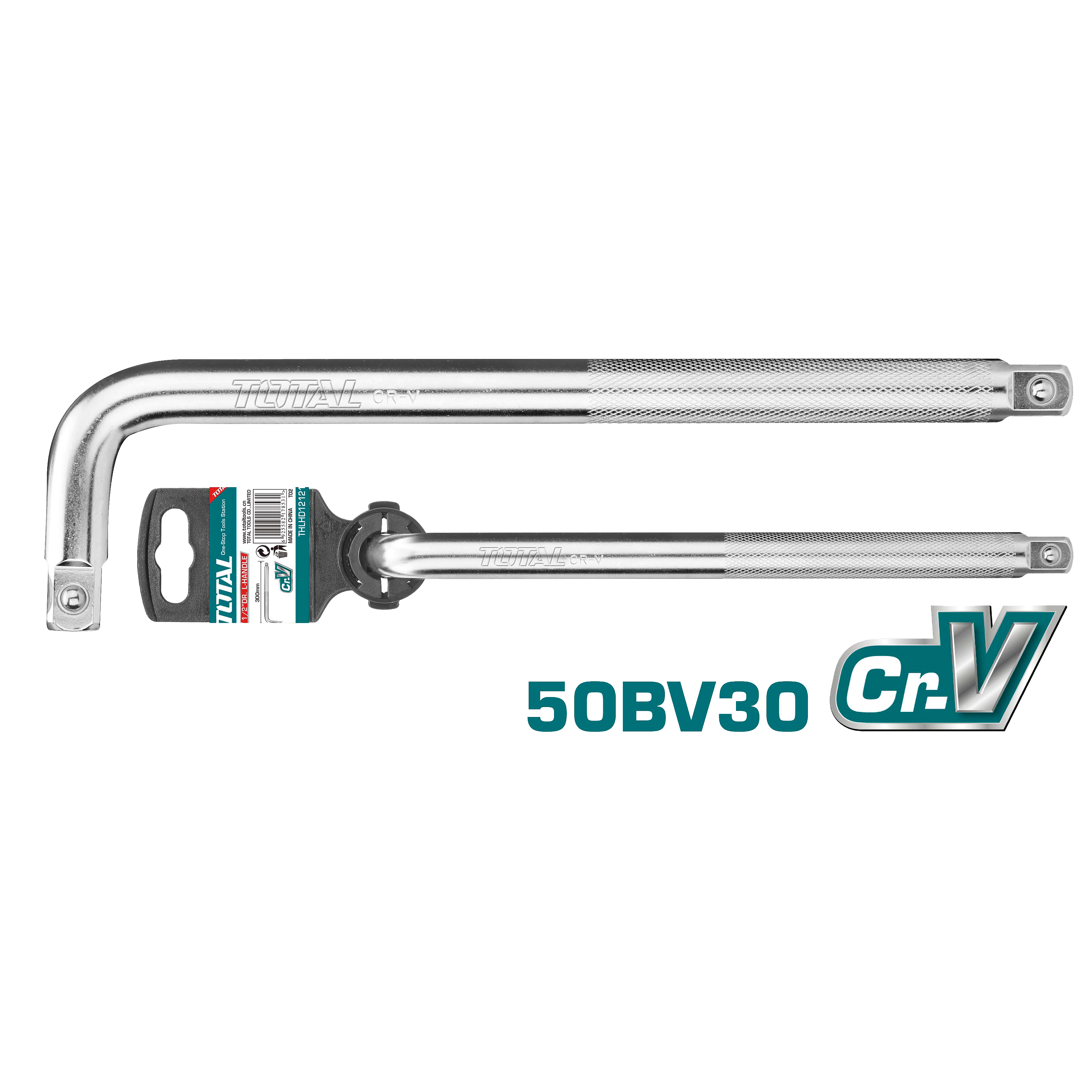 Rallonge barre L 1/2''  THLHD12121 | 300 mm | Chromo-vanadium (Cr-V)