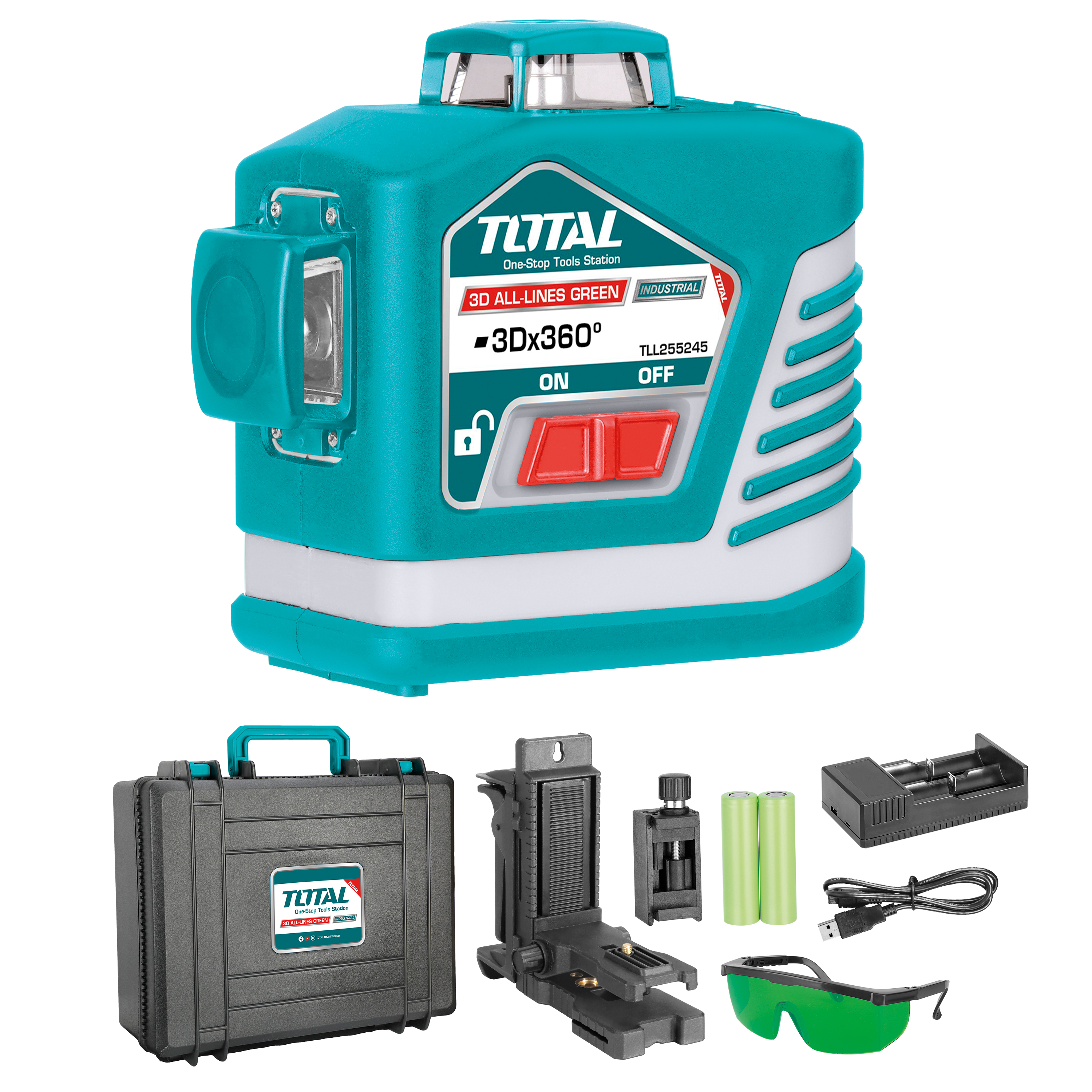Niveau laser 3D  TLL255245 | 360º