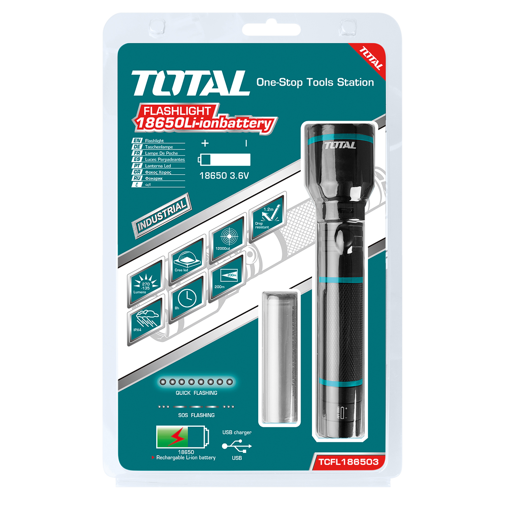 Lampe-torche LED  TCFL186503
