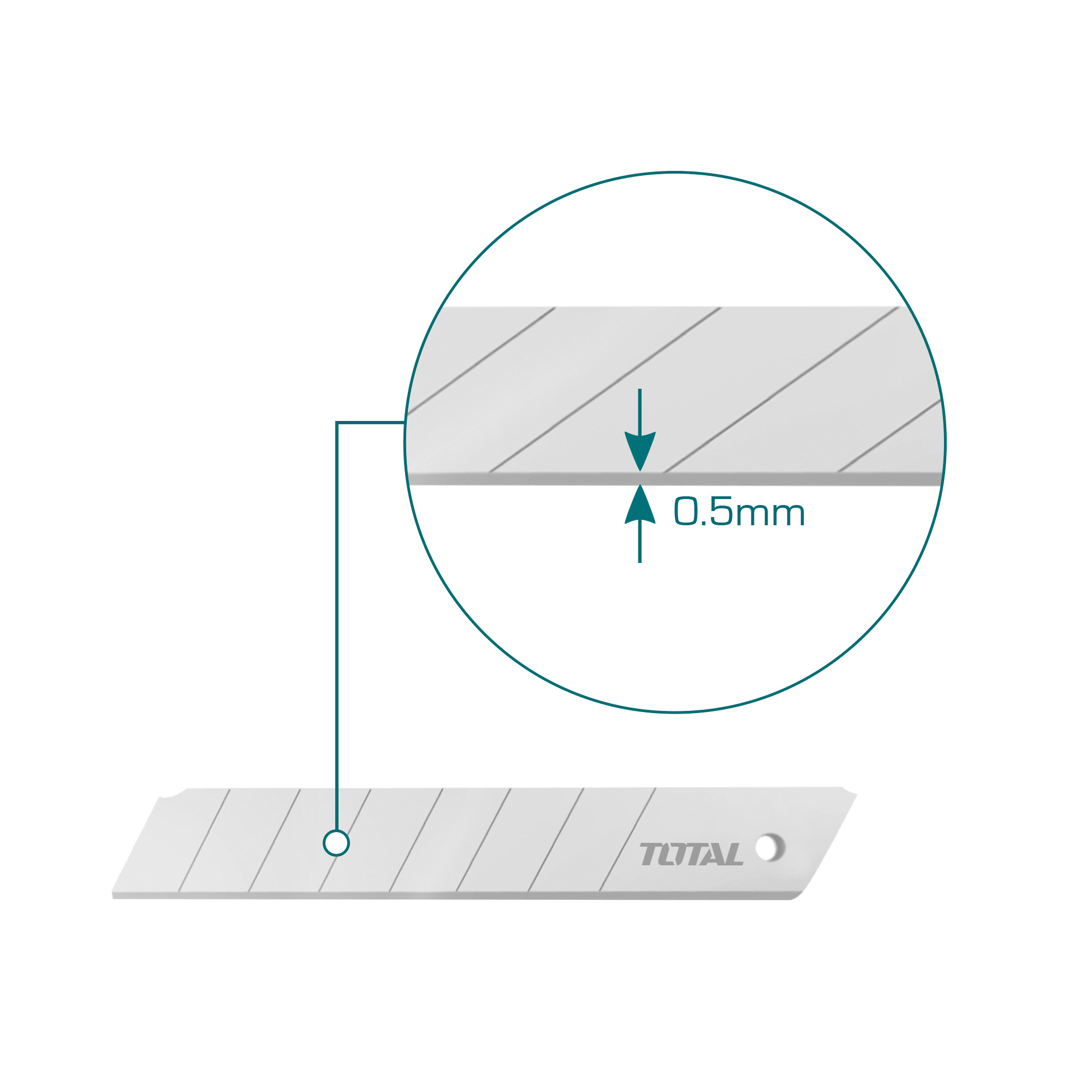 Lames de rechange pour cutter  THT519112 | 18 x 100 mm