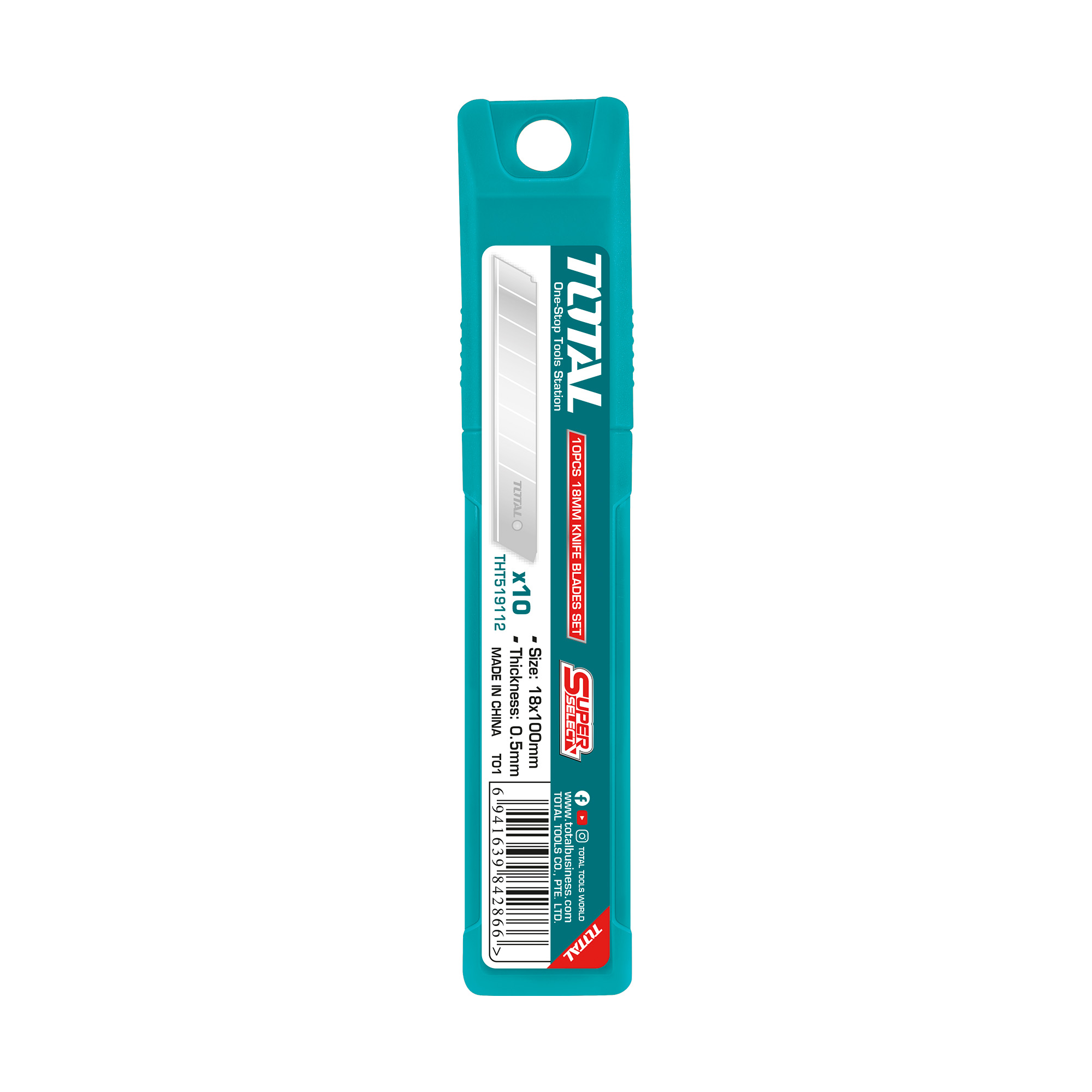 Lames de rechange pour cutter  THT519112 | 18 x 100 mm