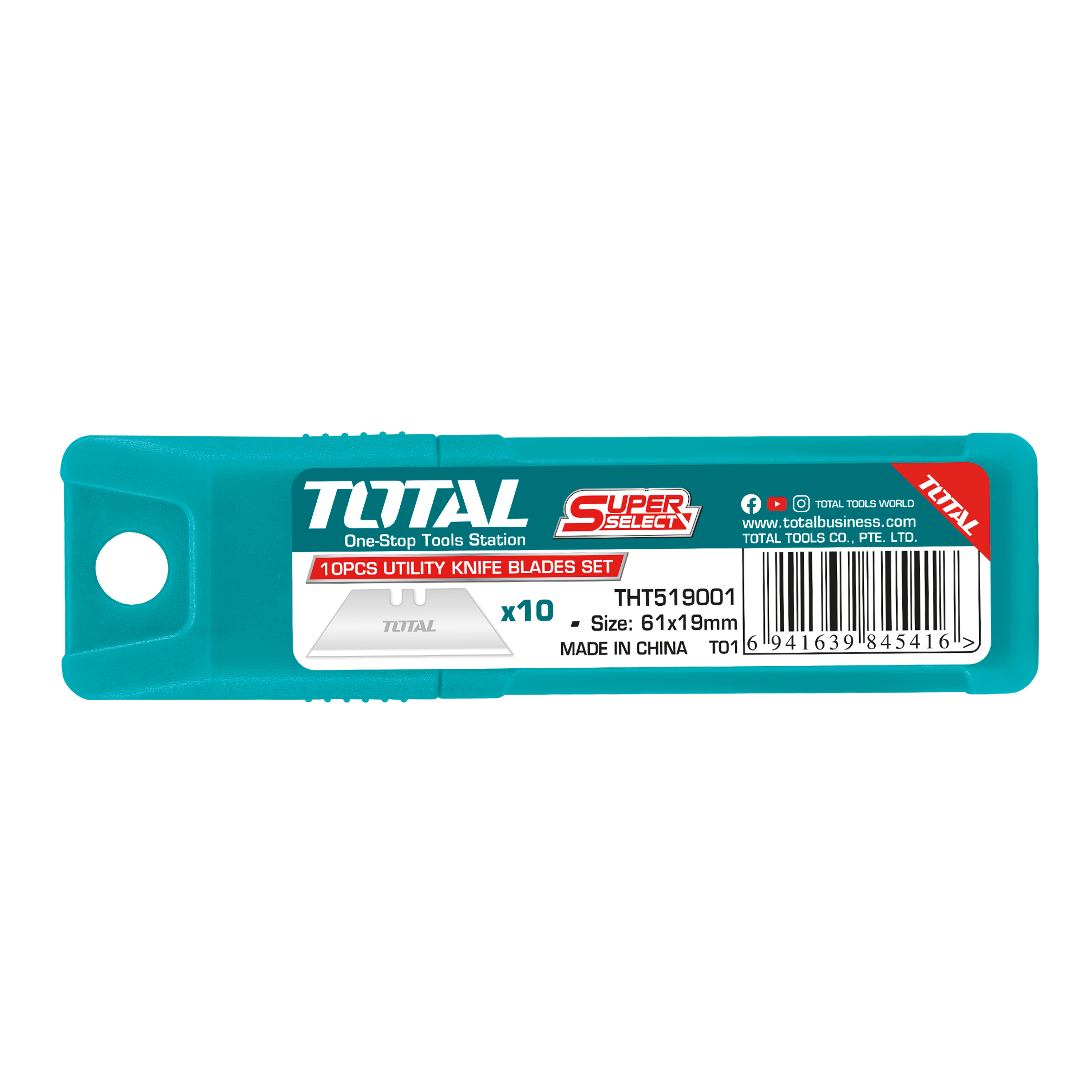 Lames de rechange pour cutter  THT519001 | 61 x 19 mm