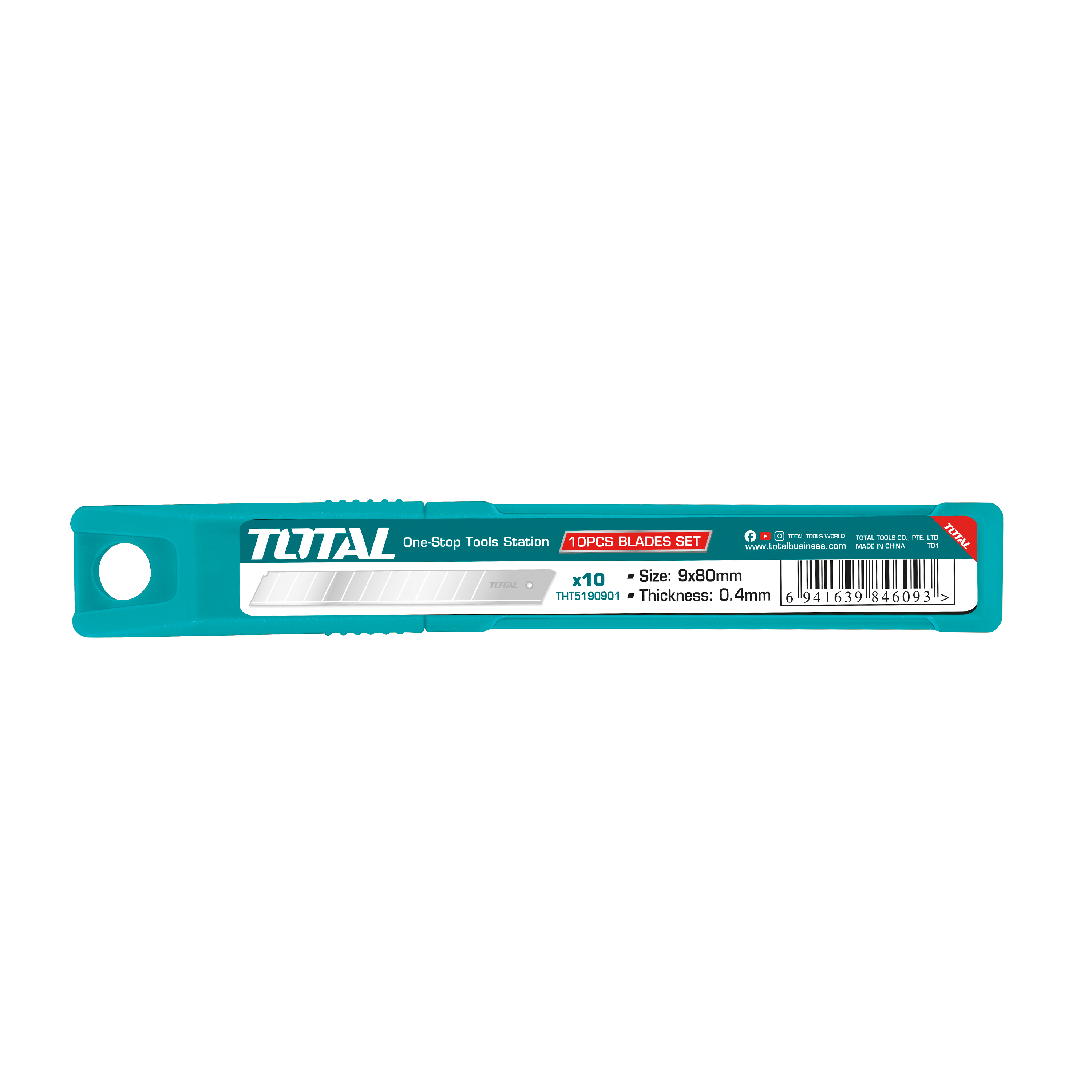 Lames de rechange pour cutter  THT5190901 | 9 x 80 mm