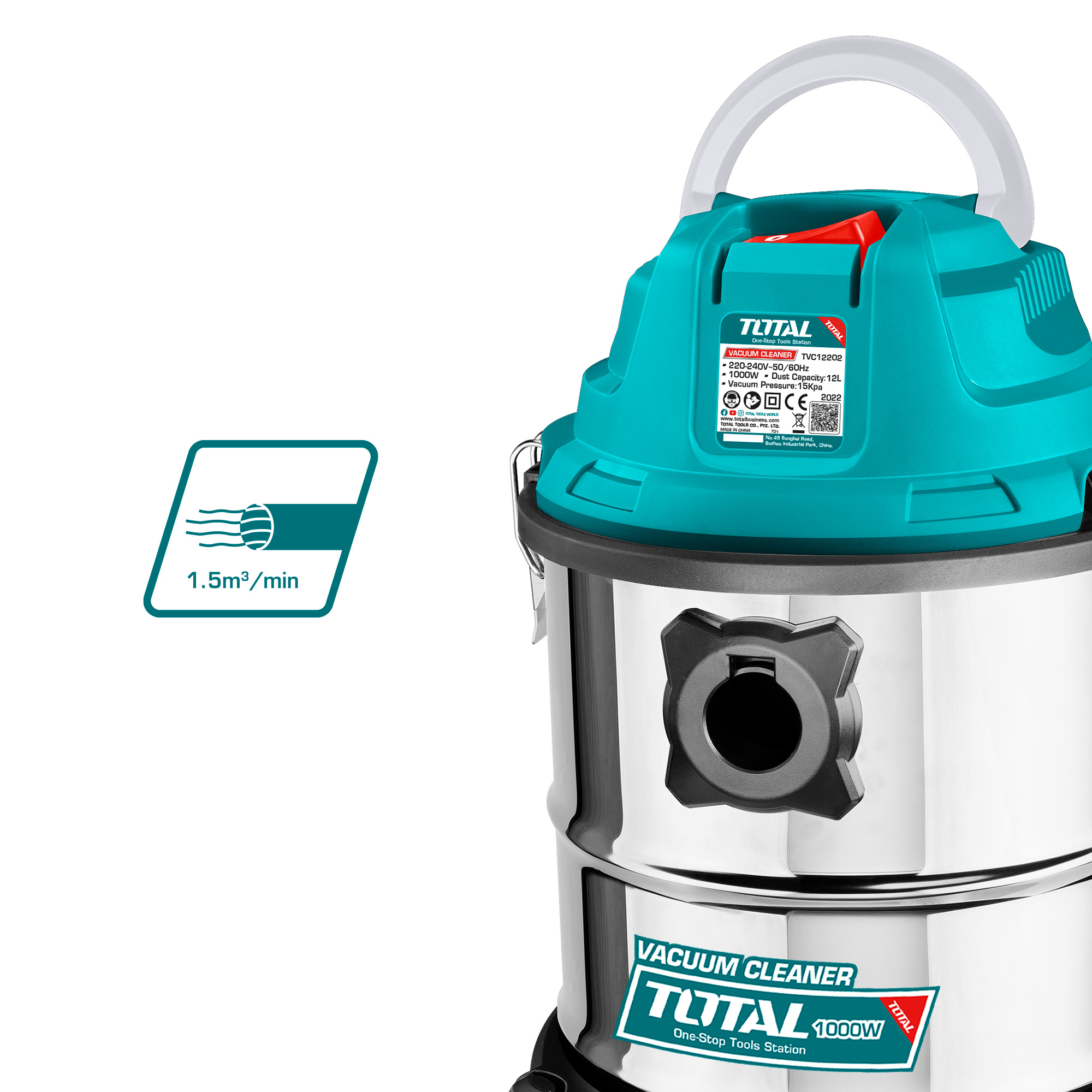 Aspirateur  TVC12202 | 1000 W - 12 l