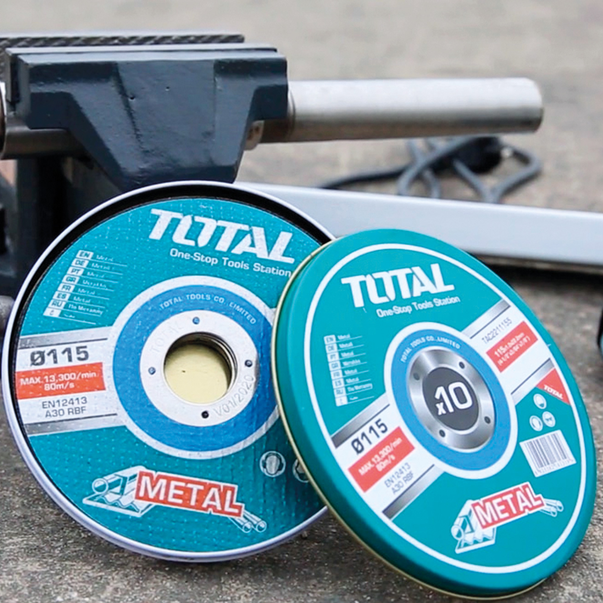 Boîte de 10 disques de coupe  TAC2211 | Ø115 mm