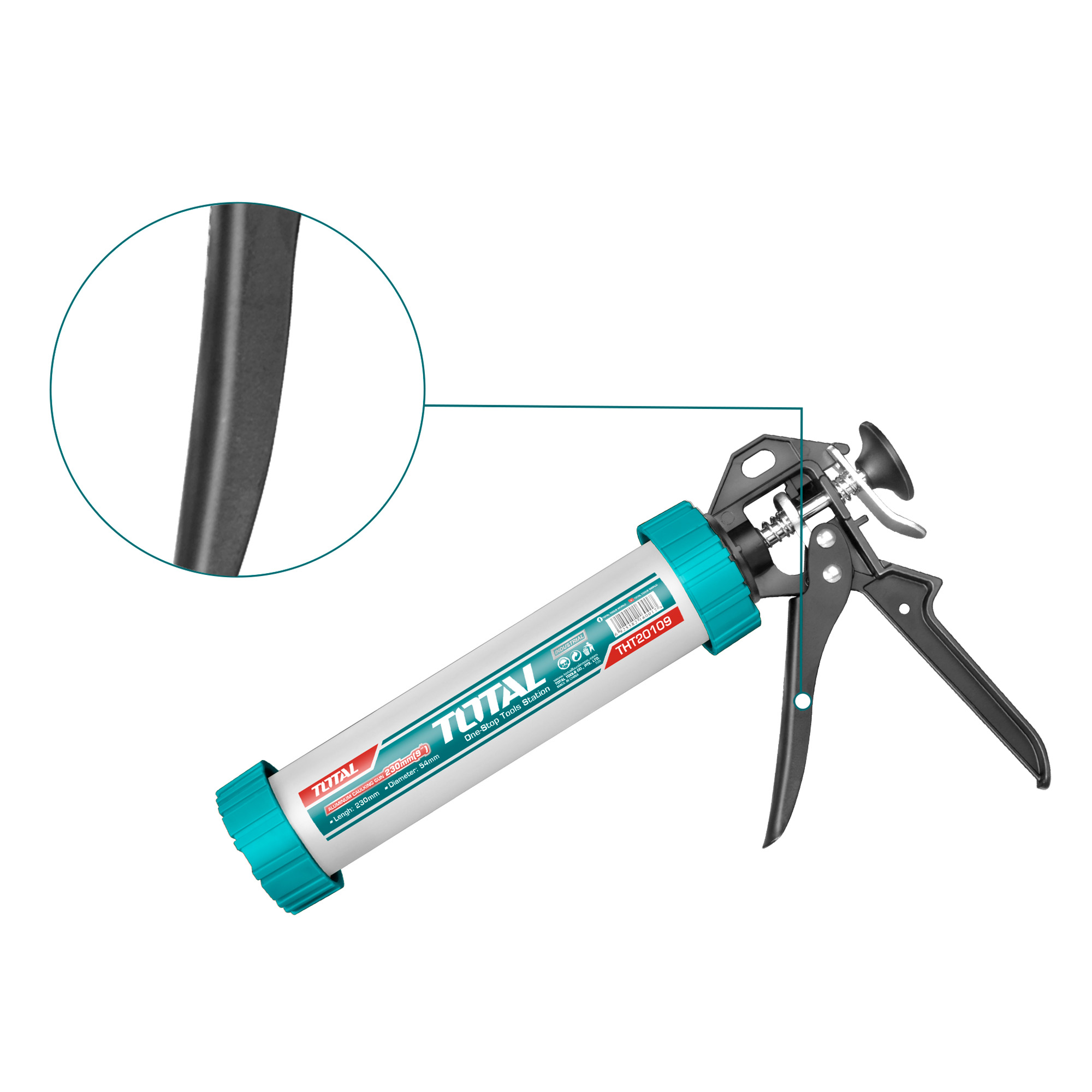 Pistolet à silicone  THT201 | 305 mm