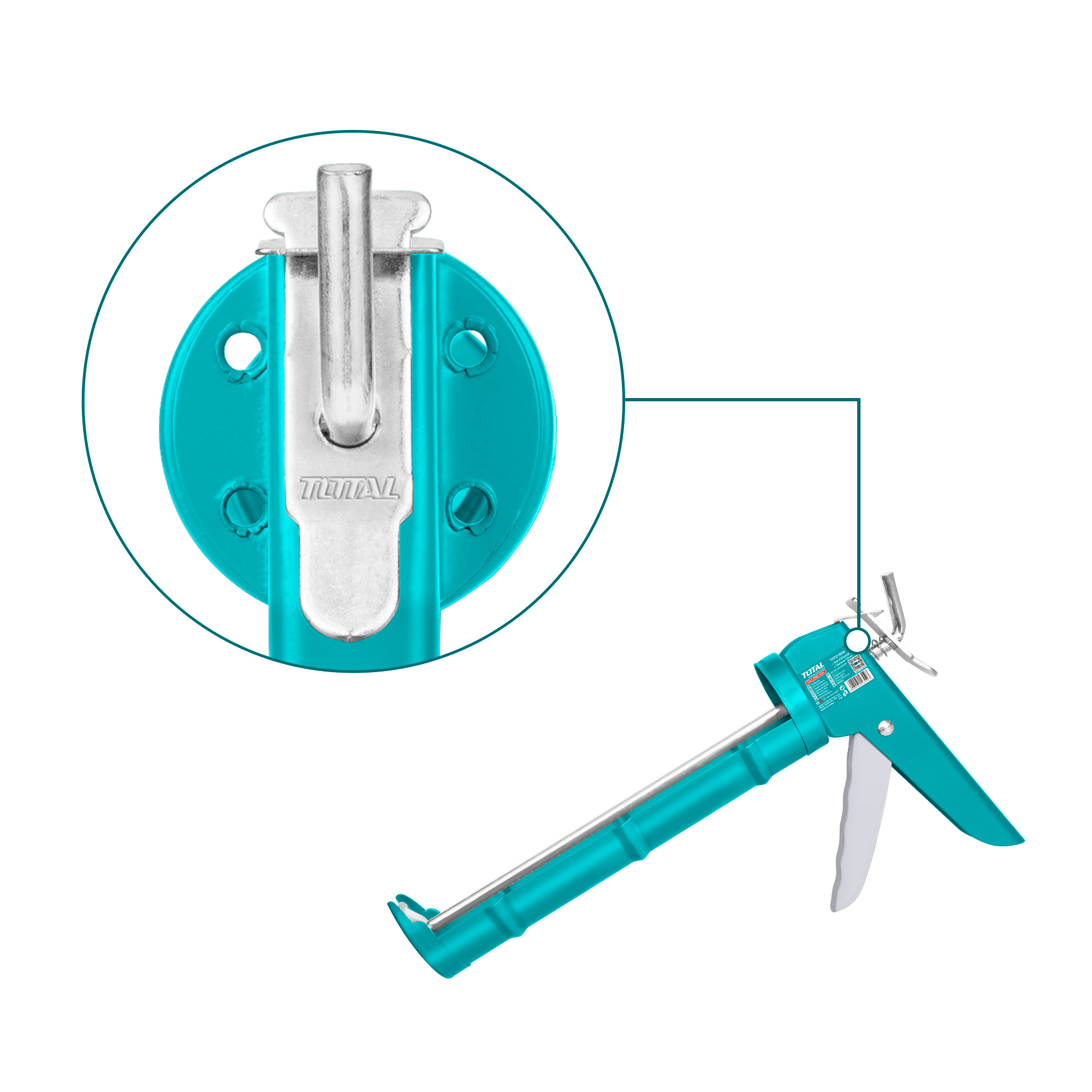 Pistolet à silicone  THT21809 | 230 mm